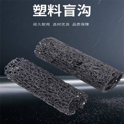 環(huán)向塑料盲溝 泰安150塑料盲溝白色排水盲溝管施工方便